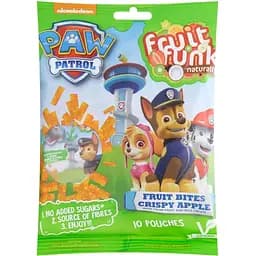 Жувальні цукерки Fruit Funk Paw Patrol яблучні смужки з хрустким рисом 100 г