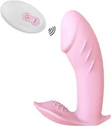 Вібратор метелик USB - Рожевий 