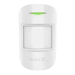 Сповіщувач руху та розбиття скла Бездротовий CombiProtect white Ajax