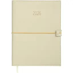 Ежедневник датированный Buromax Pandora 2026 A5 искусственная кожа бежевый (BM.21141-28)