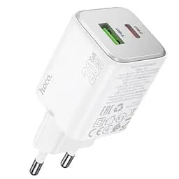 МЗП Hoco N41 Almighty PD20W+QC3.0 (1USB-A/1C) White