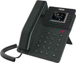 Fanvil Телефон IP V60P 2xFE LAN, 4 SIP line, SW Linux, PoE, 2.4" кольоровий дисплей