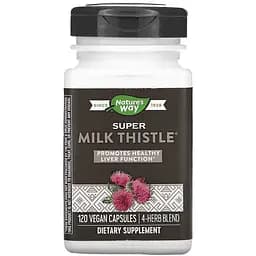 Підтримка печінки Nature's Way Super Milk Thistle 120 капсул