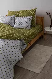 Комплект постільної білизни ТЕП Happy Sleep Olive Dots двоспальний оливковий з білим (2-03795_25063) - мініатюра 5