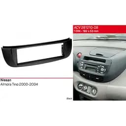 Перехідна рамка Nissan Almera Tino ACV 281210-08 - мініатюра 6
