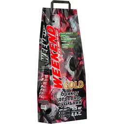 Брикет деревновугільний WEEKEND Gold 1.5 кг