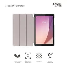 Чохол-книжка на планшет Lenovo Tab M8 4th Gen, Smart Case, black, підставка для планшета 8 , шкіряний, мікрофібра, на магніті, ArmorStandart (ARM65578) - мініатюра 3