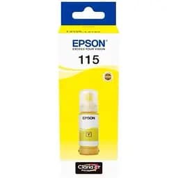 Контейнер з чорнилом Epson 115 EcoTank Yellow (C13T07D44A)