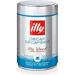 Кофе в зернах Illy Decoffeinate, без кофеина 250 г ж/б