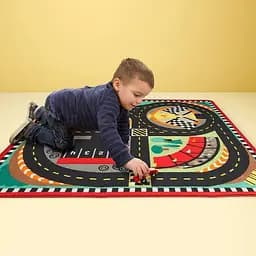 Килимок ігровий Melissa & Doug Гоночна траса з машинками (MD19401) - мініатюра 5
