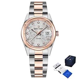Наручные часы мужские PD-1794M Silver-Rose Gold-White Pagani Design acs0031243