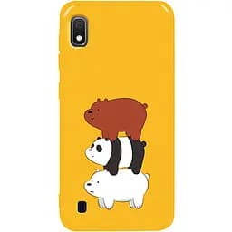 Чохол-накладка Toto Pure TPU 2 mm Print Case Samsung Galaxy A10 #13 Bears Yellow