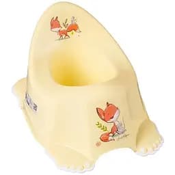 Дитячий горщик Tega Baby Лісова казка з протиковзною гумою світло-жовтий