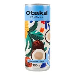 Напій безалкогольний Otaka Комбуча Кокосова хвиля слабогазований 250 мл - мініатюра 2