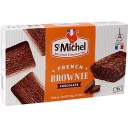 Кексы St Michel брауни с черным и молочным шоколадом 210 г