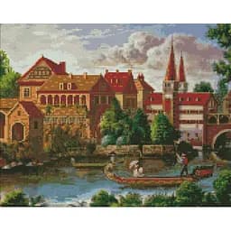 Алмазна мозаїка Ideyka Італійська романтика ©Сергій Лобач AMO7361 40х50 см