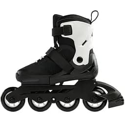 Ролики Rollerblade Microblade 2024 28-32 Чорний-Білий - мініатюра 2