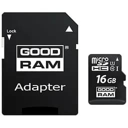 Карта пам'яті Goodram 16GB microSDHC Class 10 (M1AA-0160R12)