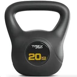 Гиря вінілова 20кг Trex Sport TX-020CKB чорний - мініатюра 4