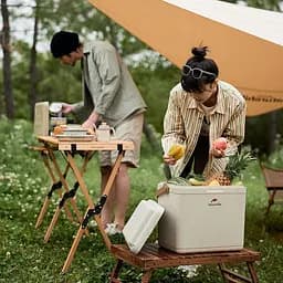 Туристичний холодильник Naturehike CNK2300BS011, 24 л, бежевий - мініатюра 8