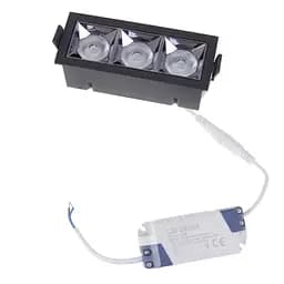 Світильник точковий Brille LED HDL-DT 203/3*4W NW BK 36-302 - мініатюра 7