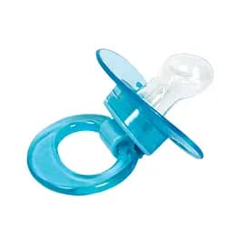 Пустышка силиконовая Курносики, ортодонтическая, от 12 мес., голубой (7039 12+ гол)