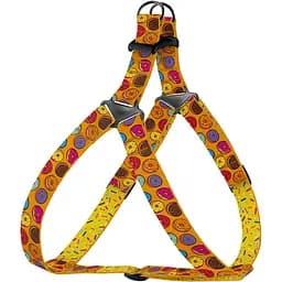 Шлея для собак BronzeDog Urban Fruits Пончики M 45-56 см