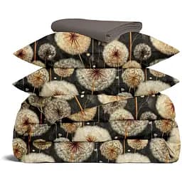 Комплект постільної білизни Cosas Wish flower CS7 Сімейний бежевий (WishFlower_El180x30-60DeepQuartz_160x2)