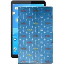 Чехол StatusCASE из экокожи для планшета Lenovo M8 TB-8705f Фэшн голубой