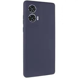 Чехол Silicone Cover Lakshmi Full Camera (AA) для Motorola Edge 50 Синий / Midnight Blue