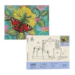 Набір з алмазною мозаїкою "Метелик" 40*50 см