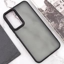 Чохол Epik TPU+PC Lyon Frosted для Xiaomi Redmi Note 11 Global/Note 11S Black - мініатюра 4