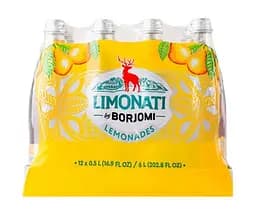 Borjomi Limonati, Упаковка 12 шт. х 0,5 л, Напій газований соковмісний Груша Боржомі, скло - мініатюра 2