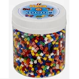Термомозаїка Hama Набір кольорових намистин 3000 шт. 10 кольорів
