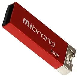 Флешка металева Mibrand Сhameleon 64 GB (MI2.0/CH64U6R) червона