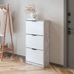 Тумба для взуття VAYS в передпокій M-45 бетон-білий