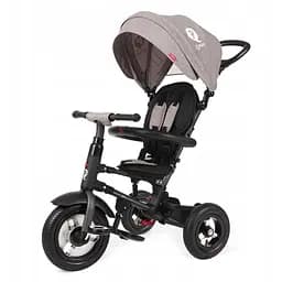 Дитячий складаний триколісний велосипед Qplay Rito Rubber Grey сірий (S380-2GreyRubber)