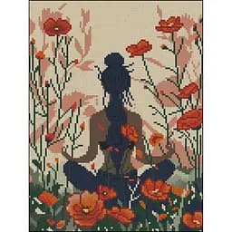 Алмазна мозаїка Strateg ПРЕМІУМ Гармонія без підрамника розміром 30х40 см (ZAV3040-21)