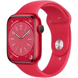 Apple Watch Series 8 GPS, 45mm, (PRODUCT)RED, (PRODUCT)RED Sport Band (Grade C) Seller Refurbished