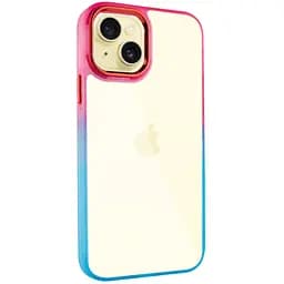 Чохол Epik TPU+PC Fresh sip series для Apple iPhone 13, 6.1 Бірюзовий/Рожевий