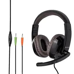 Дротова ігрова гарнітура Koni Strong Gaming KS-996, 2x3.5mm, 2m, black - мініатюра 4