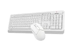 Комплект (клавіатура + миша) A4Tech Fstyler FG1012 (FG1012 (White)) - мініатюра 2