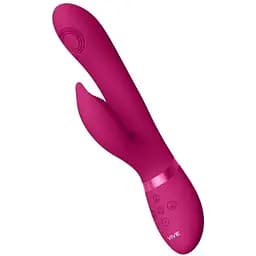 Вібратор-кролик Vive Aimi стимуляція зони G та клітора рожевий