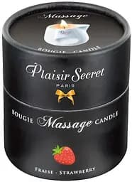 Масажна свічка Plaisir Secrets Strawberry 80 мл