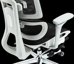 Офісне крісло GT Racer чорне-біле (B-2450 White/Black) - мініатюра 10
