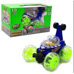 Машина-перевертиш на радіокеруванні, акумулятор Автопром, світлові колеса, 29x16x17.5 см