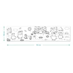 Розмальовка дитяча DoDo Peppa Pig Прогулянка з сім'єю 70х16 см (200183) - мініатюра 4