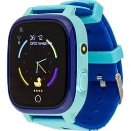 Дитячий водонепроникний смарт-годинник AmiGo GO005 4G WIFI Thermometer Blue [59322]