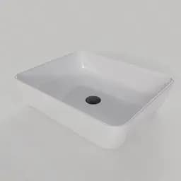 Умивальник VBI Palermo white накладний VBI-012300, Білий - мініатюра 5