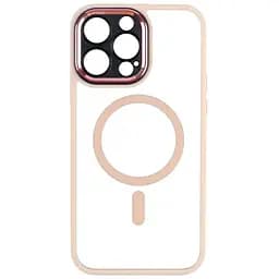 Чохол Creative TPU PC Metal Calais MagSafe Apple iPhone 15 Pro Max Pink